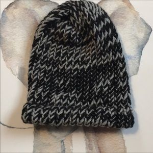 Black & Grey Handmade Baby boy hat